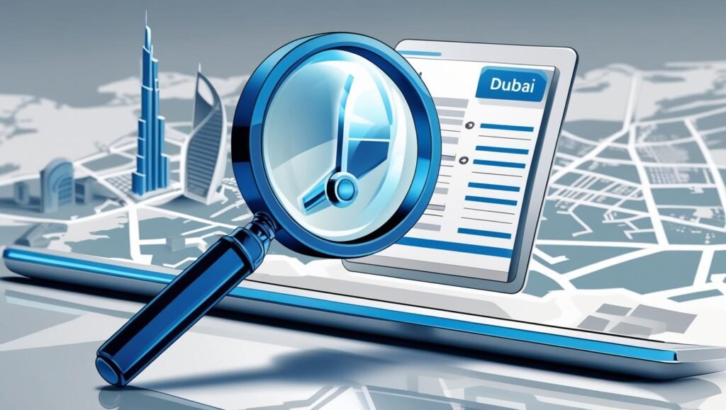 image-of-a-magnifying-glass-on-a-screen-or-audit-checklist-_-Optional_-Overlay-Dubai-map-or-flag-in-the-background-subtl